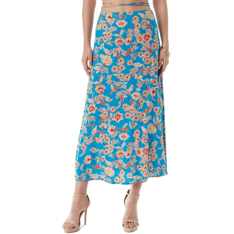 Womens A-Line Side Slit A-Line Skirt relaxed fit skirt