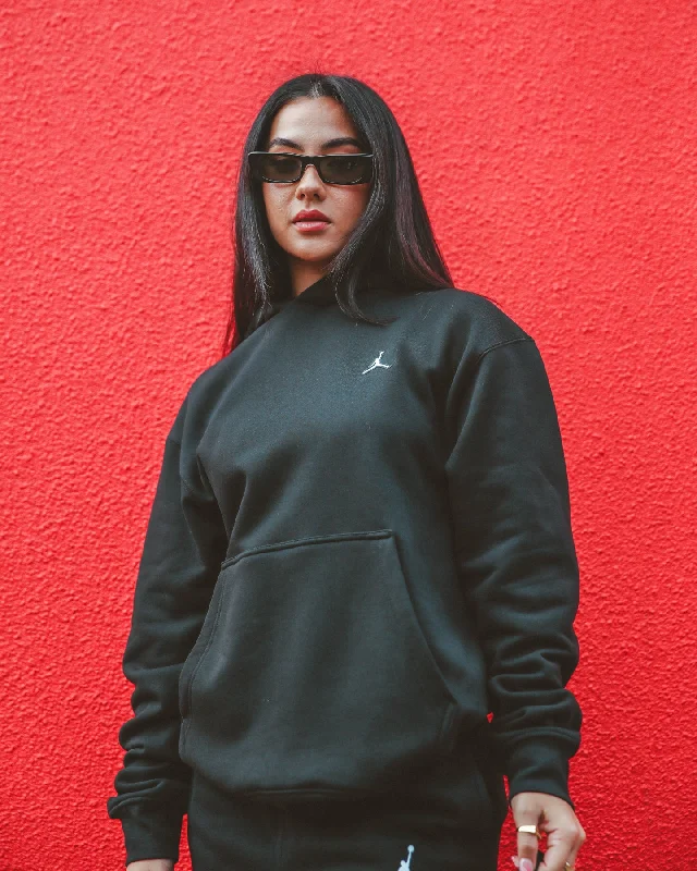 Jordan Michael Jordan Essential Fleece Pullover Hoodie Black Hoodie with Hidden Zipper Minimalist Clean Jordan Michael Jordan Essential Fleece Pullover Hoodie Black Hoodie with Hidden Zipper Minimalist Clean