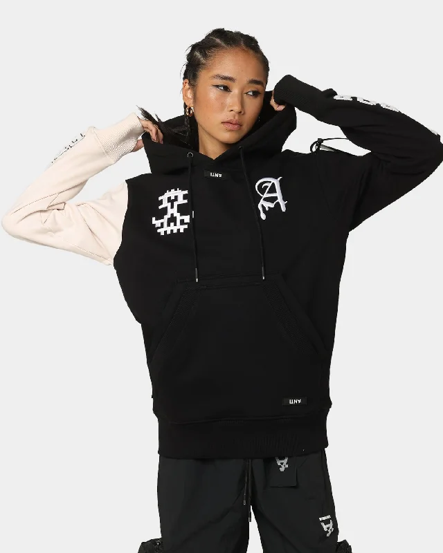The Anti Order Dead Pixel Hoodie Black/Pink Hoodie with Full-Zip Functional Layering The Anti Order Dead Pixel Hoodie Black/Pink Hoodie with Full-Zip Functional Layering