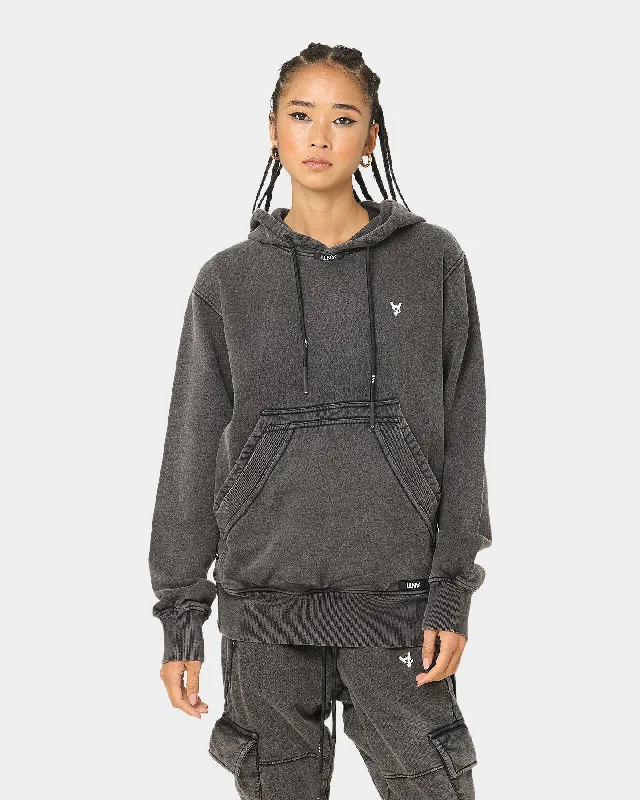 The Anti Order Anti Essential Hoodie Vintage Grey Hoodie with Thumb Holes Functional Cozy The Anti Order Anti Essential Hoodie Vintage Grey Hoodie with Thumb Holes Functional Cozy