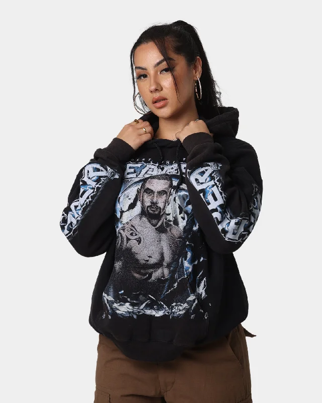 Goat Crew X Robert Whittaker Vintage Hoodie Washed Black Hoodie with Crew Neck Simple Timeless Goat Crew X Robert Whittaker Vintage Hoodie Washed Black Hoodie with Crew Neck Simple Timeless