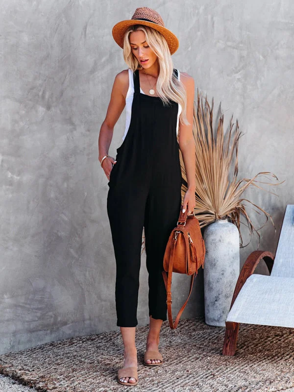 Blue Zone Planet | Summer Street Trendy Cotton Pants Overalls Trousers Skinny,