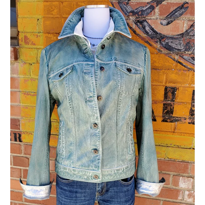 Ladies Leather Jean Jacket Knit Jacket Woven Jacket Fleece Jacket