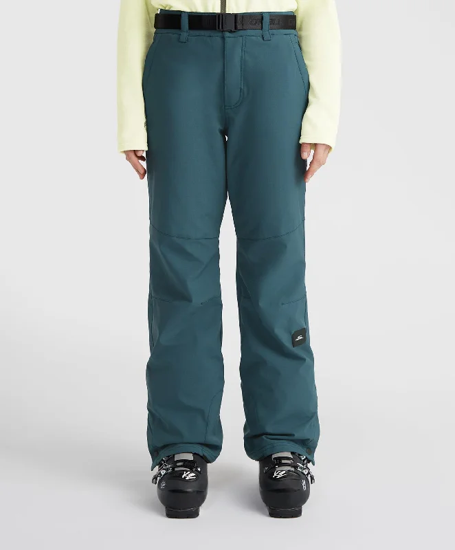 Women's Star Slim Snow Pants - Alma Steel Bootcut Leggings,