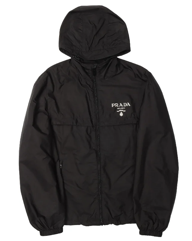 Re-Nylon Blouson Jacket Snapped Jacket Toggled Jacket Drawstring Jacket