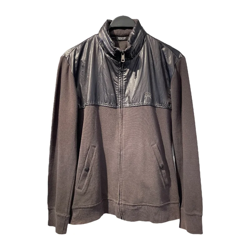 BURBERRY BLACK LABEL/Sweater/3/Cotton/GRY/HOOD IN COLLAR Iron Safe Non-Iron Wrinkle Free BURBERRY BLACK LABEL/Sweater/3/Cotton/GRY/HOOD IN COLLAR Iron Safe Non-Iron Wrinkle Free