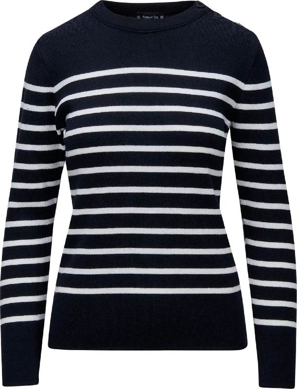 Briac Merino Wool Breton Striped Sweater - Women's|-|Marinière en laine mérinos Briac - Femme Slim Fit Regular Fit Oversized Briac Merino Wool Breton Striped Sweater - Women's|-|Marinière en laine mérinos Briac - Femme Slim Fit Regular Fit Oversized