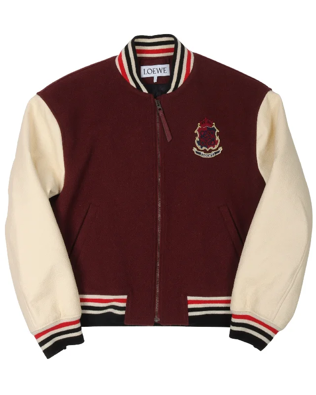 Floral Varsity Jacket Anorak Shell Jacket Lightweight Jacket