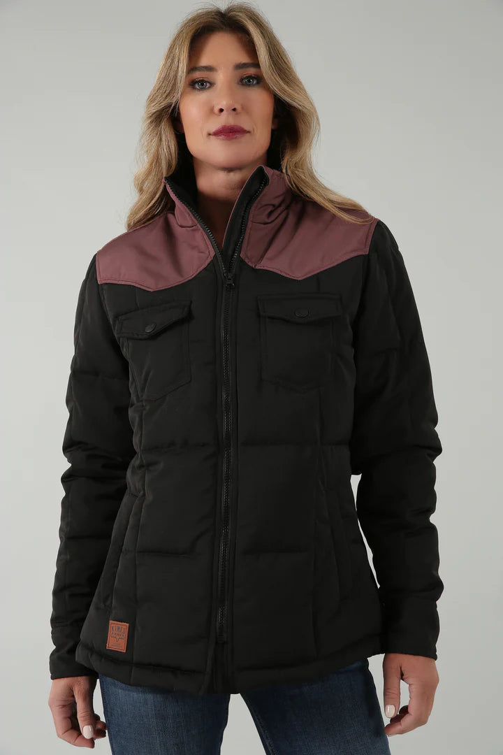 Kimes Ranch Wyldfire Black Jacket Toggled Jacket Drawstring Jacket Belted Jacket
