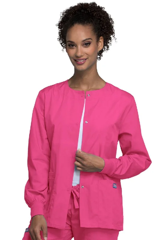 Shocking Pink Snap front