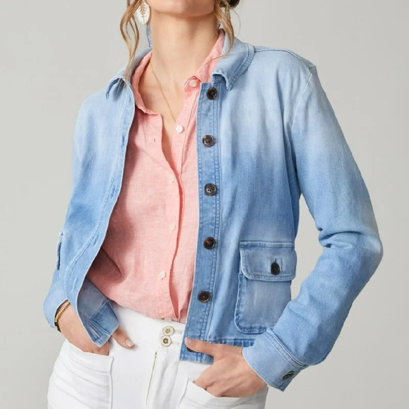 Adler Denim Jacket - Seaview Wash Herringbone Jacket Checkered Jacket Solid Jacket