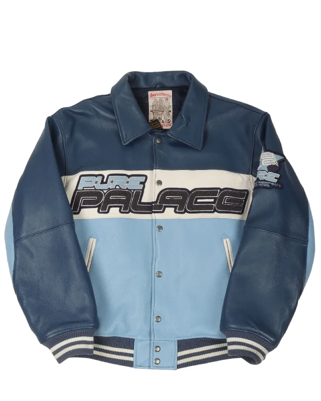 FW19 "Pure Palace" Avirex Jacket Appliqued Jacket Beaded Jacket Sequined Jacket