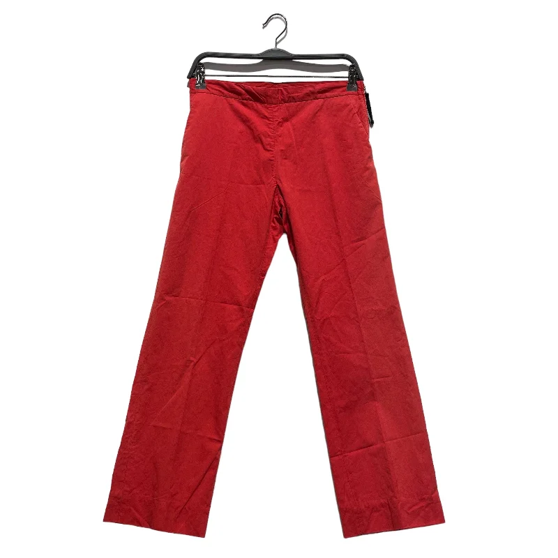 MARNI/Straight Pants/38/Cotton/RED/SUMMER EDITION 2012 TROUSERS Trousers Solid Black MARNI/Straight Pants/38/Cotton/RED/SUMMER EDITION 2012 TROUSERS Trousers Solid Black