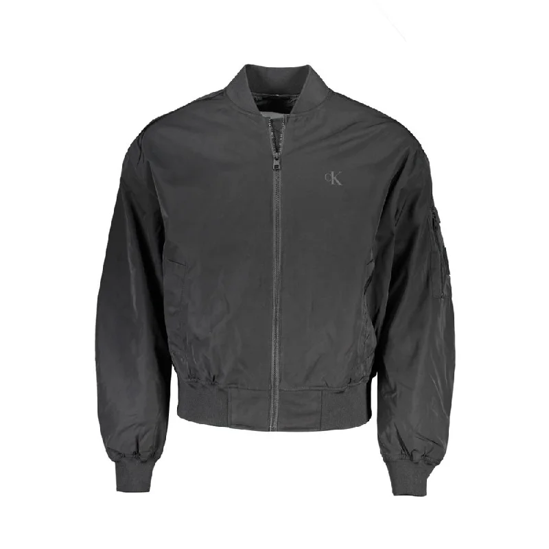 Sleek Long Sleeve Zip-up Jacket Boat Neck Shawl Collar Notched Collar