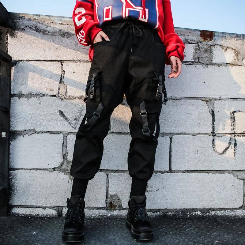 Black High Waist Cargo Pants Women Casual Punk Funny Pants Loose Streetwear Pencil Harajuku Pants Fashion Hip Hop Women Trousers Trousers Travel Practical Black High Waist Cargo Pants Women Casual Punk Funny Pants Loose Streetwear Pencil Harajuku Pants Fashion Hip Hop Women Trousers Trousers Travel Practical