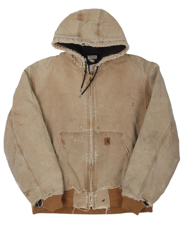 Carhartt Thrashed Hooded Jacket Insulated Jacket Fitted Jacket Loose Jacket