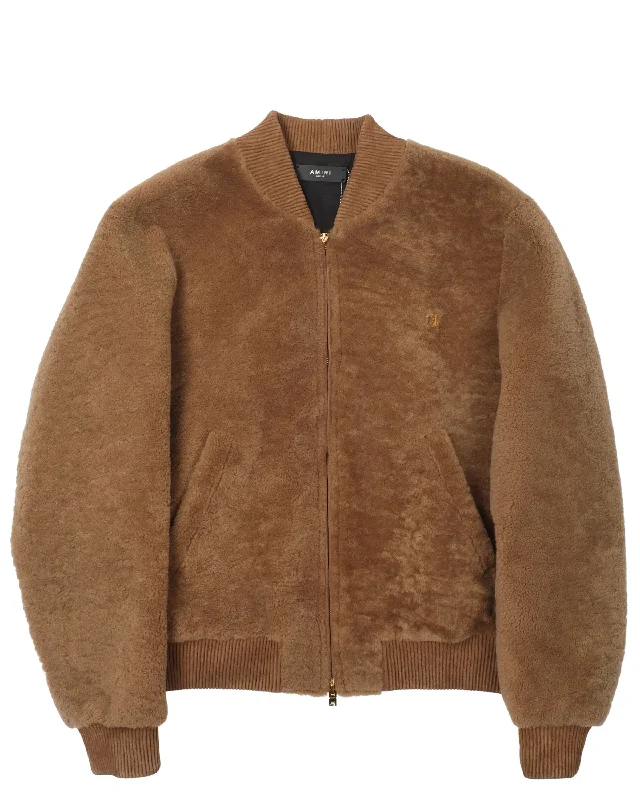 Shearling Logo Bomber Jacket Mesh Jacket Canvas Jacket Denim Jacket