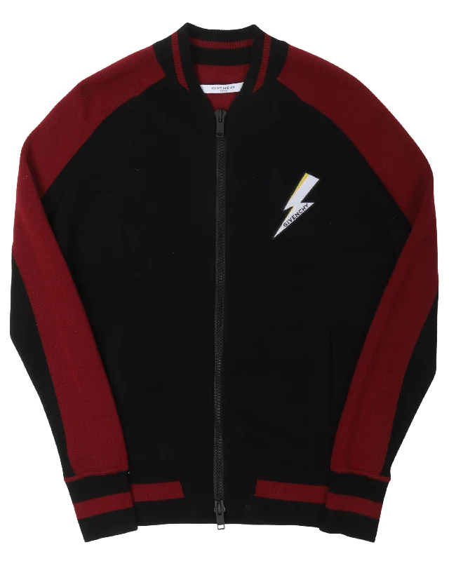 Lightning Bolt Track Jacket Plaid Jacket Tartan Jacket Houndstooth Jacket