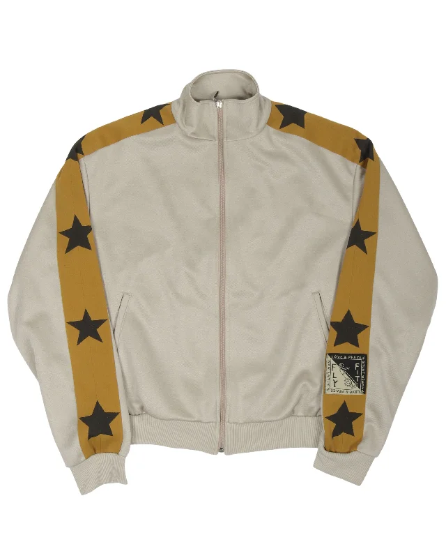 Stars Track Jacket Toggled Jacket Drawstring Jacket Belted Jacket