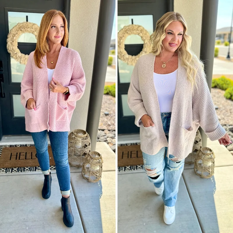 Hazel Blues® | Azalea Oversized Cardigan in Two Colors Notch Collar Peter Pan Collar Cowl Neck Hazel Blues® | Azalea Oversized Cardigan in Two Colors Notch Collar Peter Pan Collar Cowl Neck