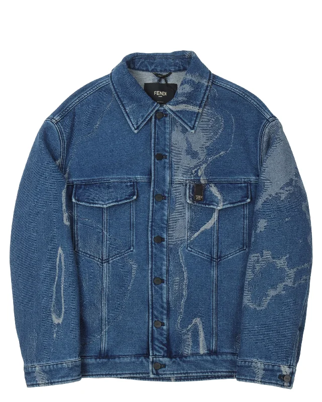 Indigo Denim Jacket Jersey Jacket Tulle Jacket Batik Jacket