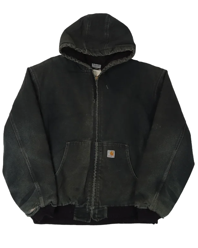 Carhartt Hooded Jacket Notch Collar Peter Pan Collar Cowl Neck