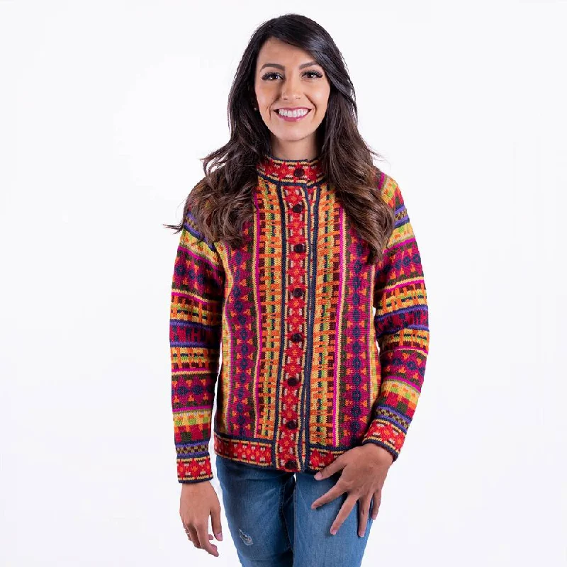 Alpaca Cardigan Carnival Slim Fit Regular Fit Oversized