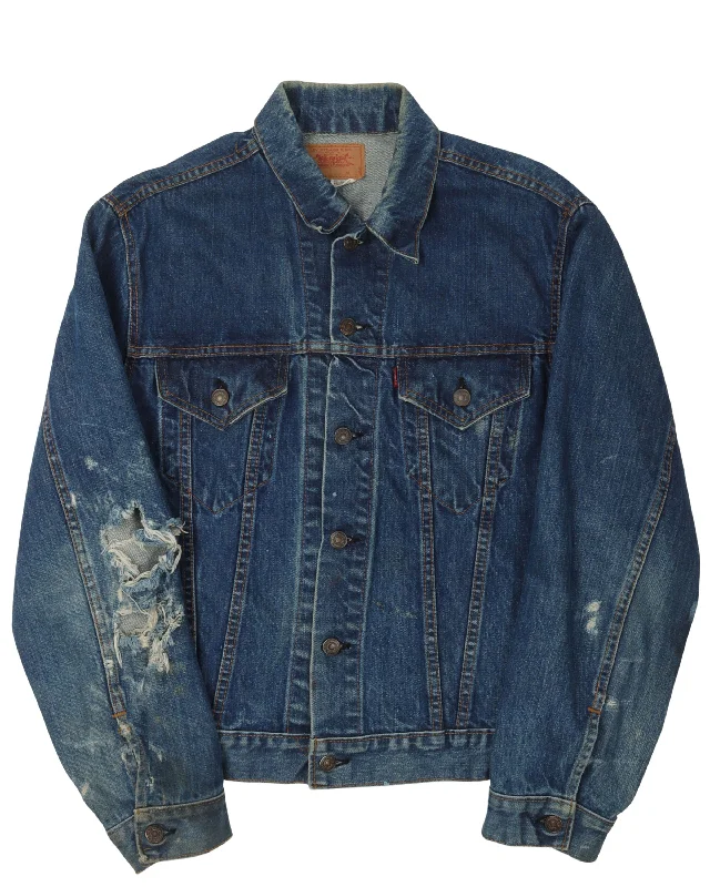 Levi's Type 3 Denim Jacket Denim Fabric Leather Fabric Suede Fabric
