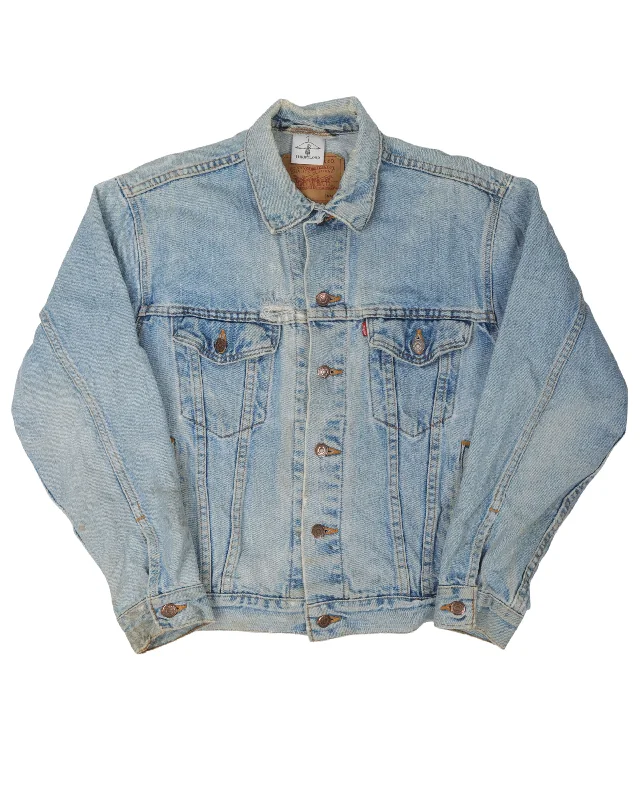 Levi's Denim Jacket Cotton Fabric Linen Fabric Terry Fabric