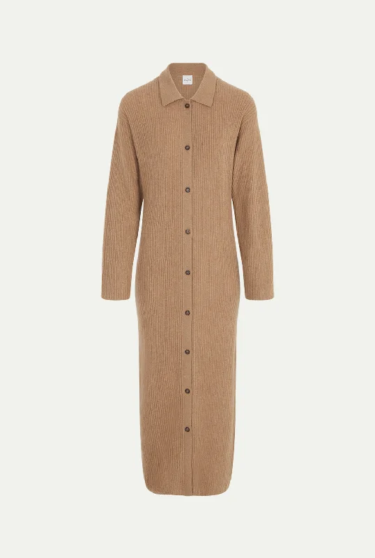 JAMUA cashmere cardigan/dress Ribbed Striped Patterned