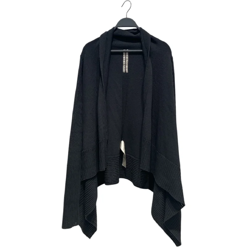 Rick Owens/Cardigan/S/Cotton/BLK/RP01B4662KCR Iron Safe Non-Iron Wrinkle Free