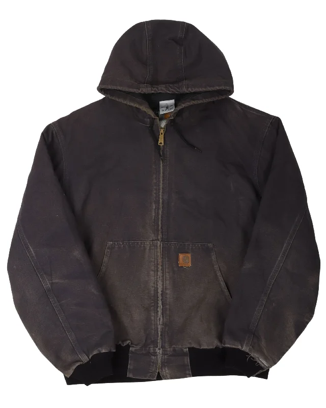 Carhartt Hooded Jacket Hoodie Zip-Up Jacket Button-Up Jacket