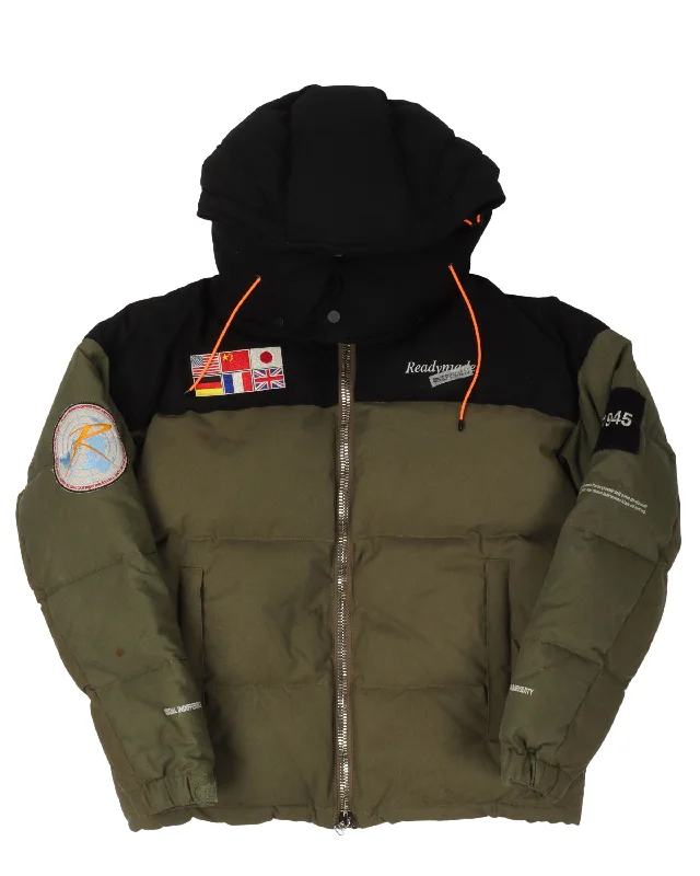Down Puffer Jacket Satin Jacket Silk Jacket Chiffon Jacket