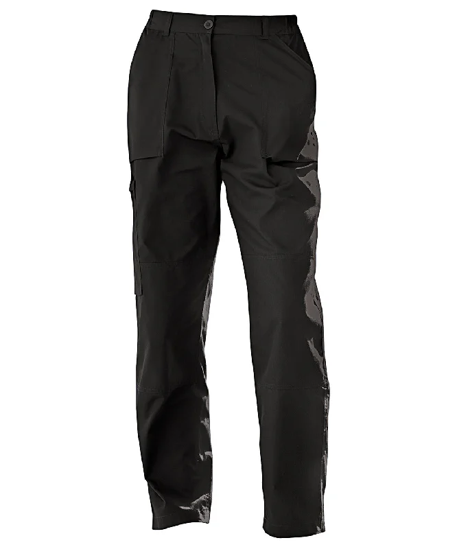 Black - Women's action trousers unlined Trousers High Rise Slim Fit
