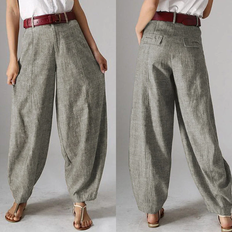 Casual Baggy Harem Pants Women's Autumn Trousers ZANZEA 2019 Vintage Front Zipper Pantalon Plus Size Cropped Pant Woman Palazzo Trousers Hiking Durable Casual Baggy Harem Pants Women's Autumn Trousers ZANZEA 2019 Vintage Front Zipper Pantalon Plus Size Cropped Pant Woman Palazzo Trousers Hiking Durable