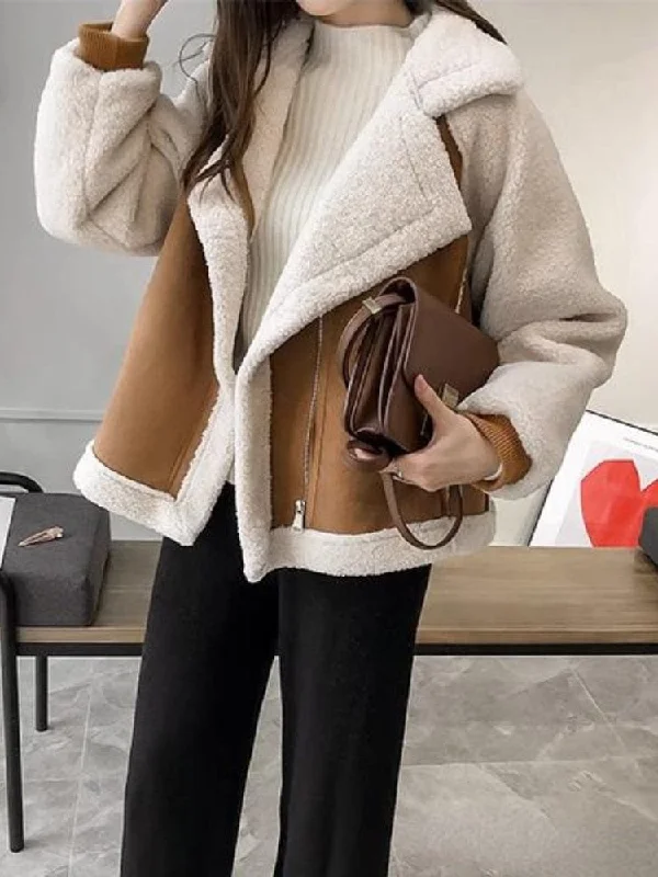 2023 Loose Fur All-in-one Winter Jacket Zippered Jacket Buttoned Jacket Snapped Jacket 2023 Loose Fur All-in-one Winter Jacket Zippered Jacket Buttoned Jacket Snapped Jacket