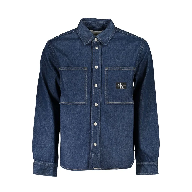 Classic Blue Cotton Denim Jacket Knit Jacket Woven Jacket Fleece Jacket