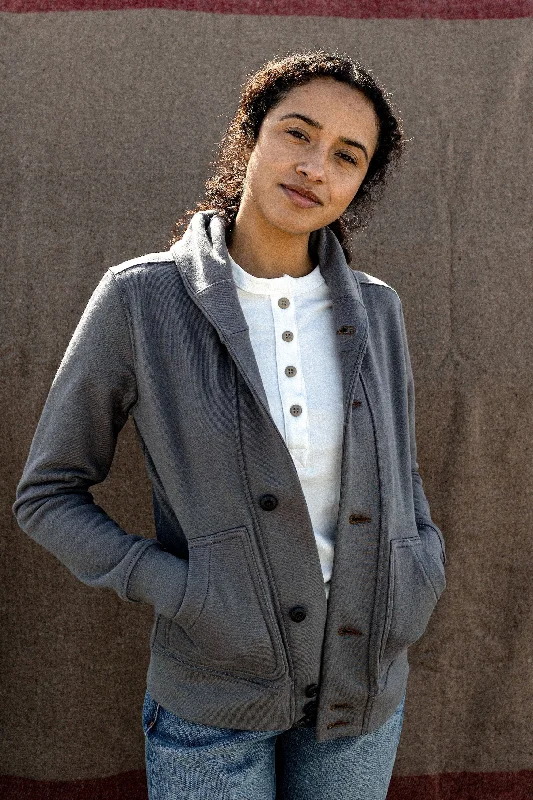 Bodega Cardigan French Terry Shawl Collar Cardigan Boxy Cardigan Fitted Cardigan A-Line Bodega Cardigan French Terry Shawl Collar Cardigan Boxy Cardigan Fitted Cardigan A-Line