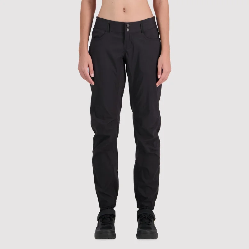 Mons Royale - Women's Virage Bike Pants - Black Jeggings Crop,