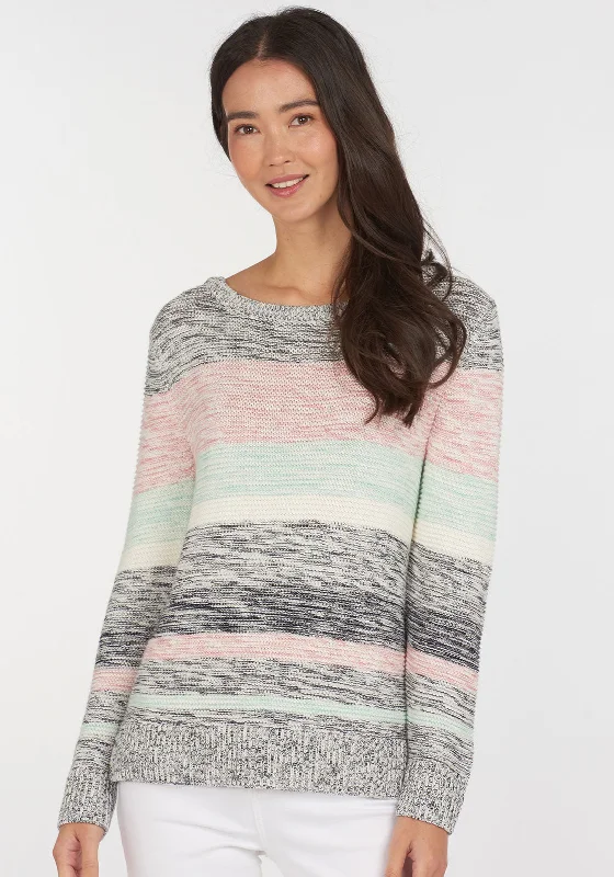 Barbour Womens Littlehampton Jumper, Multi-Coloured Cotton Fabric Linen Fabric Terry Fabric Barbour Womens Littlehampton Jumper, Multi-Coloured Cotton Fabric Linen Fabric Terry Fabric