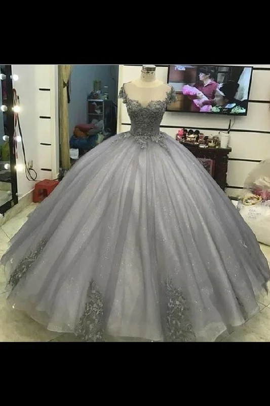 2024 New Arrival Quinceanera Dresses Scoop Tulle With Applique Floor Length PAFBMZ6Z 2024 New Arrival Quinceanera Dresses Scoop Tulle With Applique Floor Length PAFBMZ6Z
