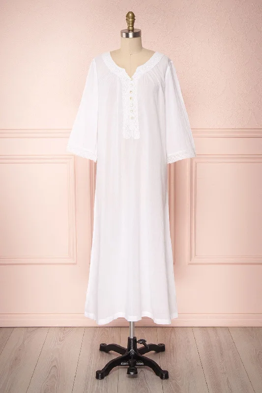 Inuyama | White Nightie Dress