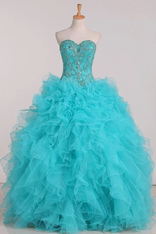 2024 Sweetheart Ball Gown Quinceanera Dresses With PNZCDZ7Z