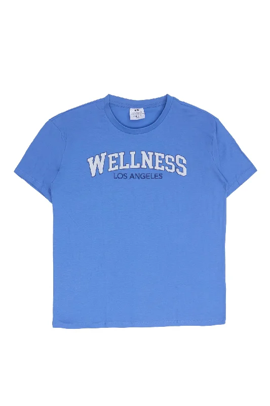 Wellness Los Angeles Graphic Relaxed Tee Striped Floral Plaid