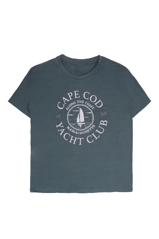 Cape Cod Yacht Club Graphic Relaxed Tee Collared Crew Neck Turtle Neck