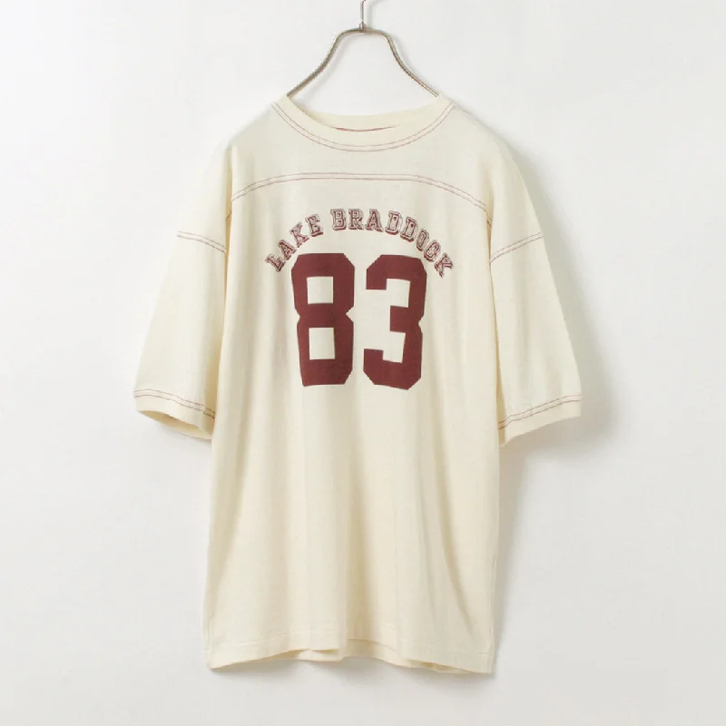SHINZONE（シンゾーン） フットボール TEE Print Jacquard Patchwork