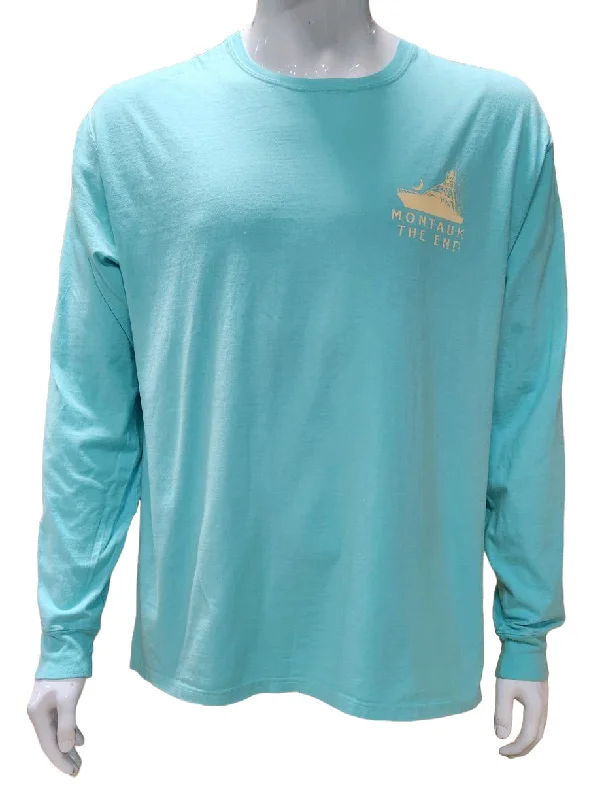 Adult Unisex Wild West Tuna and Compass Screen Printed Long Sleeve T-Shirt Collared T-Shirt Boat Neck A-Line Adult Unisex Wild West Tuna and Compass Screen Printed Long Sleeve T-Shirt Collared T-Shirt Boat Neck A-Line