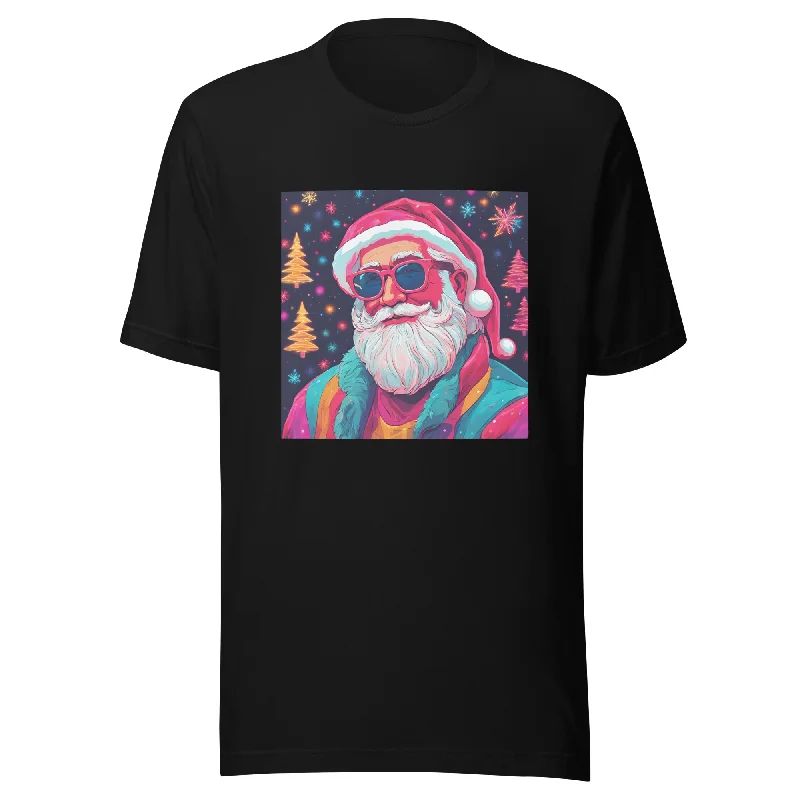 Cool Santa Christmas Graphic Women Staple Eco T-Shirt Layered Multi-layer Single Layer Cool Santa Christmas Graphic Women Staple Eco T-Shirt Layered Multi-layer Single Layer