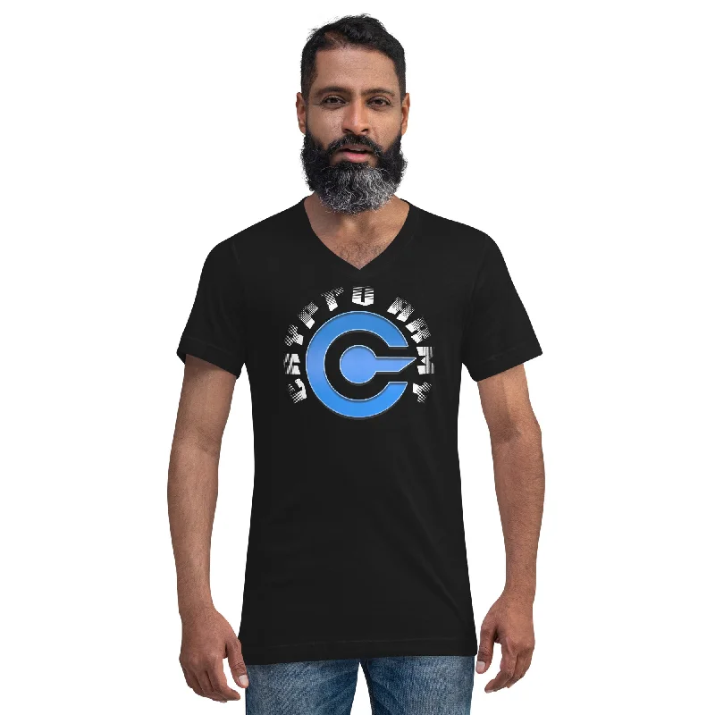 Crypto Army Strong Cryptocurrency Symbol V-Neck T-Shirt Houndstooth Herringbone Solid Crypto Army Strong Cryptocurrency Symbol V-Neck T-Shirt Houndstooth Herringbone Solid