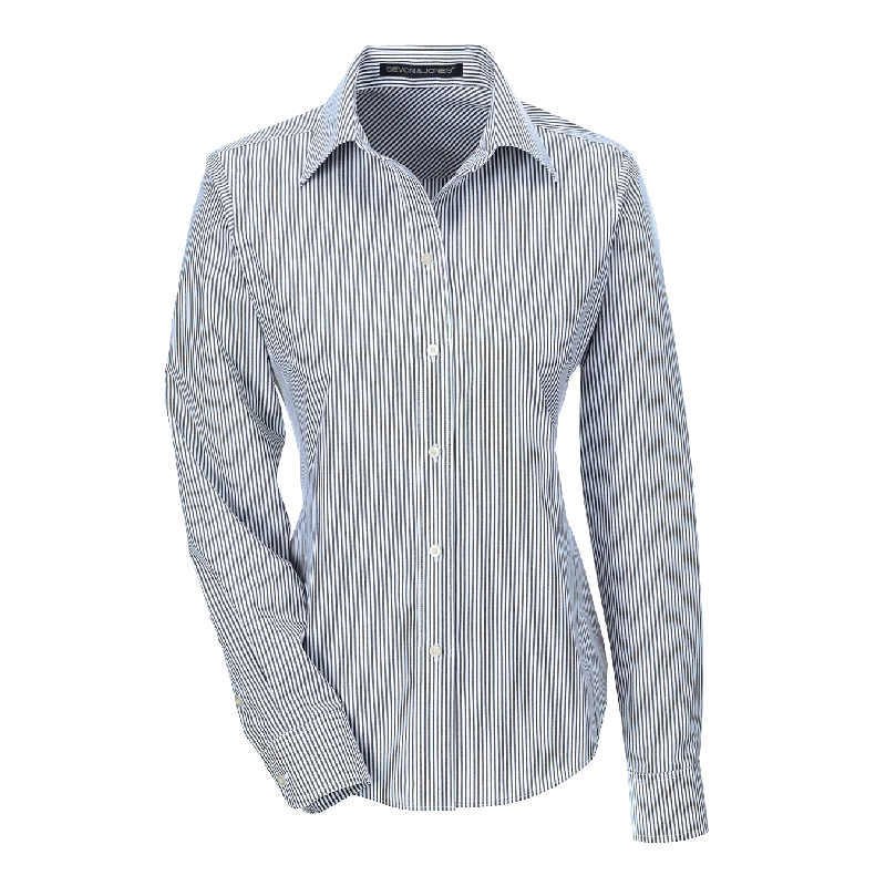 D645W Ladies Crown Collection Banker Stripe Shirt Lace Blend Ribbed Blend Corduroy Blend D645W Ladies Crown Collection Banker Stripe Shirt Lace Blend Ribbed Blend Corduroy Blend
